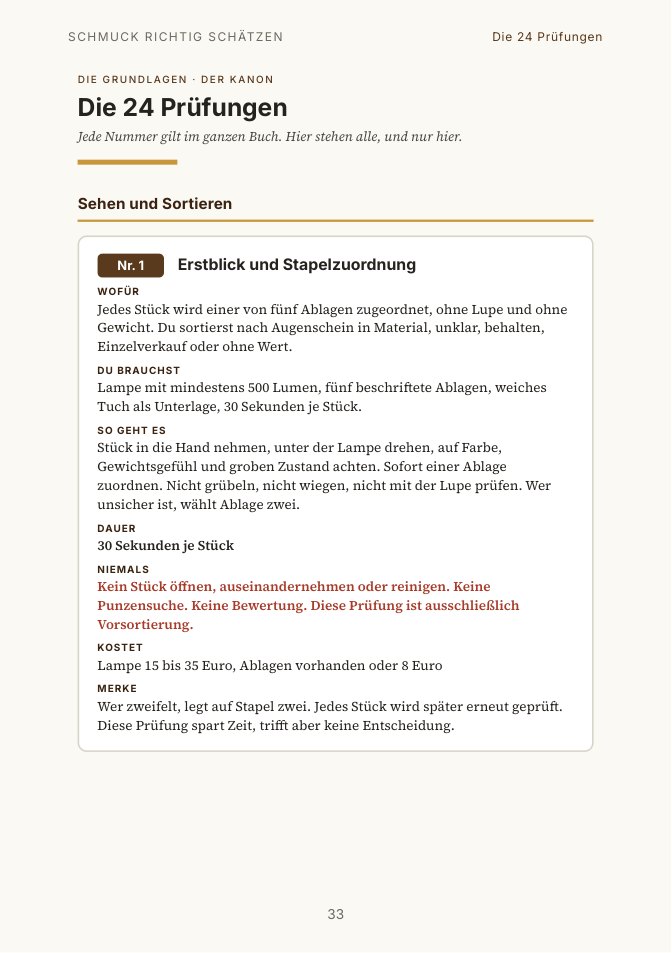 Schmuck richtig schätzen